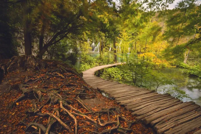 Framed Print : Plitvice national park, Karlovac region, Croatia