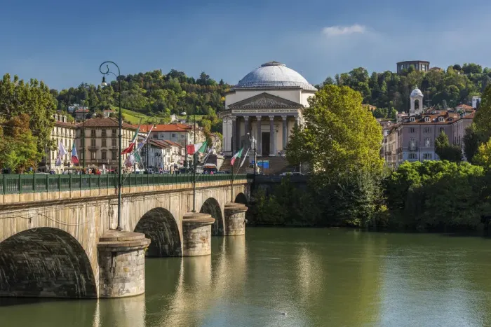 Framed Print : Po River and Gran Madre di Dio neo-classical church, Turin, Piedmont, Italy Framed Print : Po River and Gran Madre di Dio neo-classical church, Turin, Piedmont, Italy