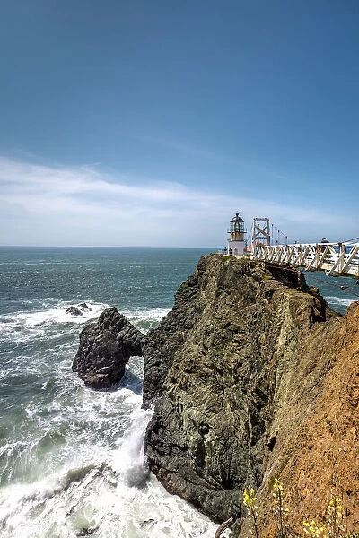 Point Bonita Lighthouse, Marin County, California, USA