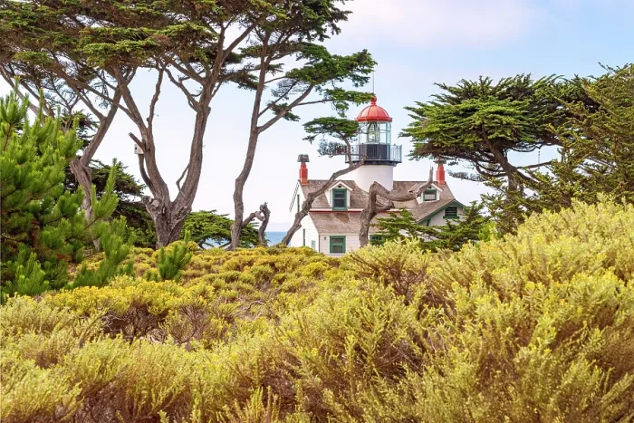 Framed Print : Point Pinos Lighthouse - the oldest continuously operating lighthouse on the West Coast, Pacific Grove, Monterey Bay, California, USA Framed Print : Point Pinos Lighthouse - the oldest continuously operating lighthouse on the West Coast, Pacific Grove, Monterey Bay, California, USA
