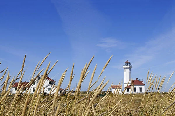 Point Wilson Lighthouse, Fort Worden State Park, Port Townsend, Washington State, USA