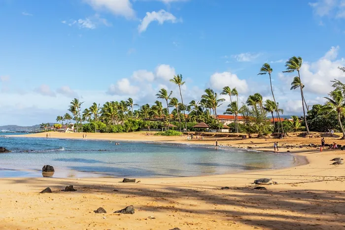 Framed Print : Poipu Beach, Kauai, Hawaii, USA, North America Framed Print : Poipu Beach, Kauai, Hawaii, USA, North America