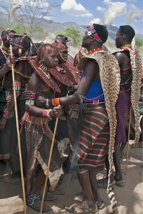 Framed Print : Pokot men, women and girls dancing to celebrate an Atelo ceremony. The Pokot are pastoralists speaking a Southern Framed Print : Pokot men, women and girls dancing to celebrate an Atelo ceremony. The Pokot are pastoralists speaking a Southern