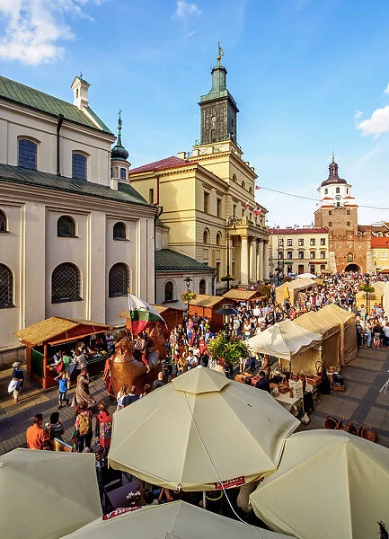 Poland, Lublin Voivodeship, City of Lublin, Krakowskie Przedmiescie Street, Jagiellonian