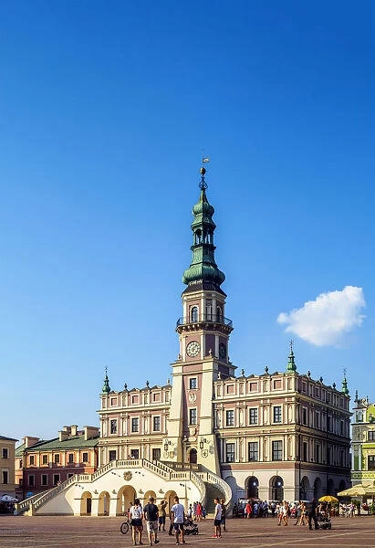 Poland, Lublin Voivodeship, Zamosc, Old Town, City Hall