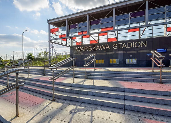 Poland, Masovian Voivodeship, Warsaw Stadium Train Station