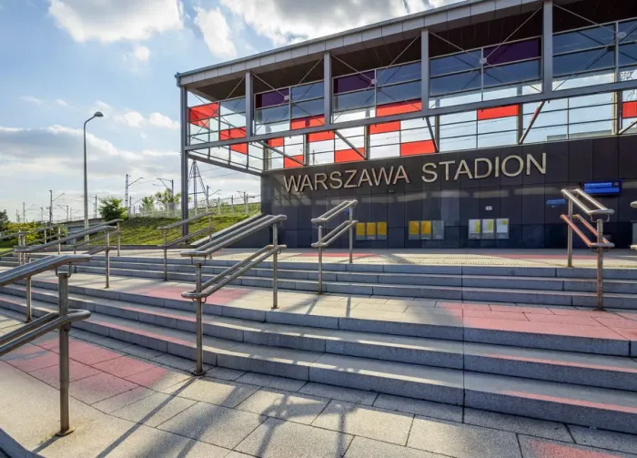 Framed Print : Poland, Masovian Voivodeship, Warsaw Stadium Train Station Framed Print : Poland, Masovian Voivodeship, Warsaw Stadium Train Station