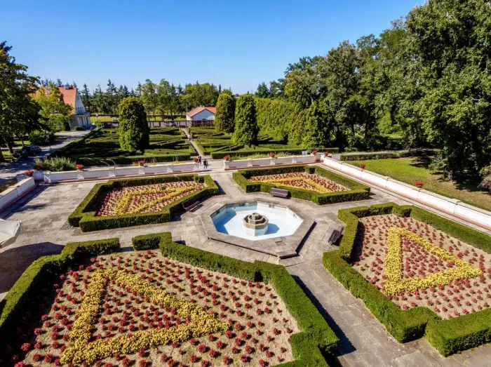 Framed Print : Poland, Subcarpathian Voivodeship, Baranow Sandomierski Castle Gardens