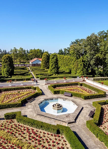 Poland, Subcarpathian Voivodeship, Baranow Sandomierski Castle Gardens