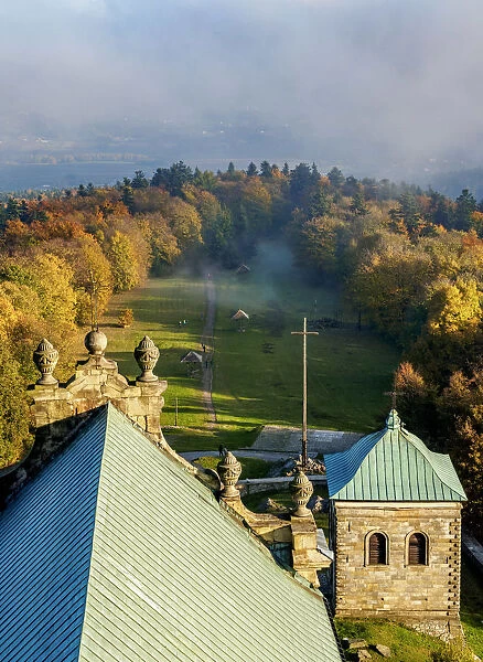 Poland, Swietokrzyskie Voivodeship, Swietokrzyskie Mountains, Lysa Gora, Holy Cross