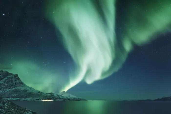 Framed Print : Polar light (Aurora Borealis) near Grotfjord - Norway, Troms, Kvaloya Framed Print : Polar light (Aurora Borealis) near Grotfjord - Norway, Troms, Kvaloya