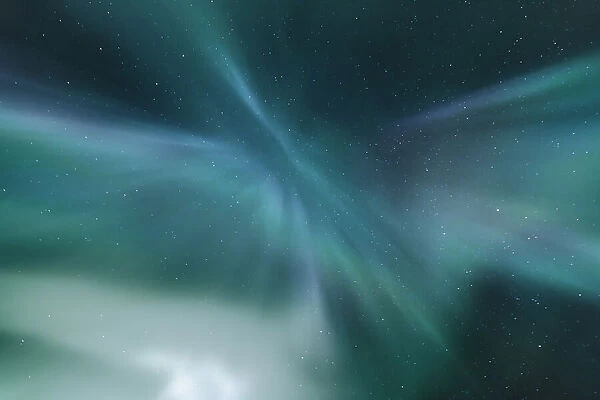Polar light (Aurora Borealis) - Norway, Troms, Kvaloya, Tromvik - Grotfjord - Lapland
