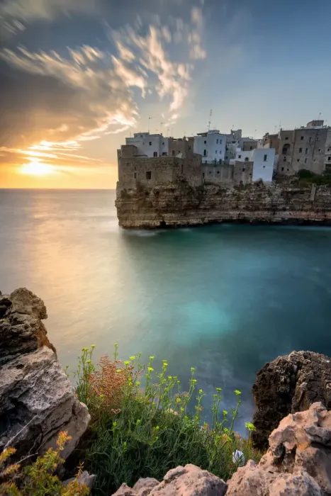 Framed Print : Polignano a Mare, Bari province, Apulia, Italy