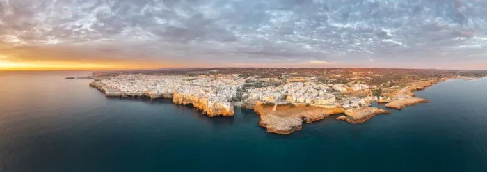 Framed Print : Polignano a Mare, province of Bari, Apulia, Italy