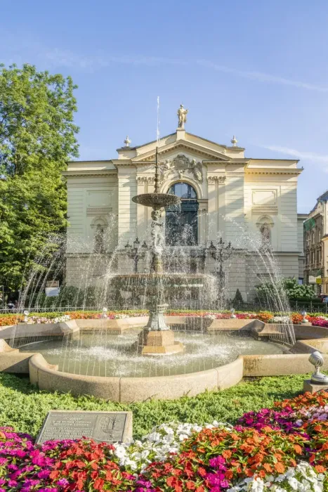 Framed Print : The Polish Theatre, Bielsko Biala, Silesian Voivodeship, Poland