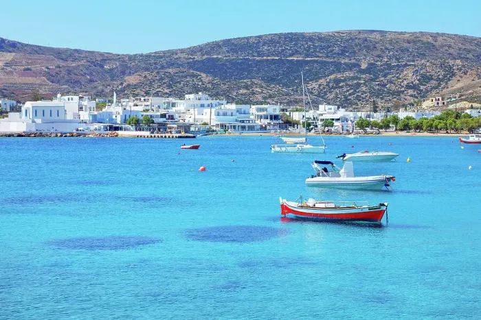 Framed Print : Pollonia harbour, Pollonia, Milos Island, Cyclades Islands, Greece Framed Print : Pollonia harbour, Pollonia, Milos Island, Cyclades Islands, Greece