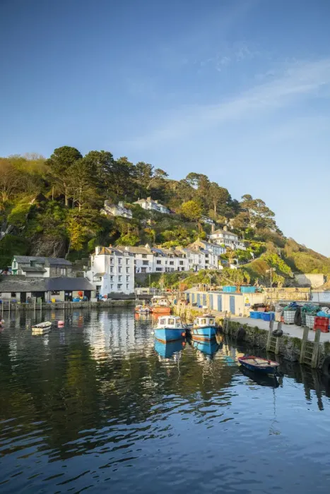 Framed Print : Polperro Harbour, Cornwall, England, UK