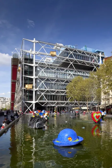 Framed Print : Pompidou Centre, Paris, France Framed Print : Pompidou Centre, Paris, France