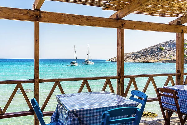 Pondamos Beach, Halki, Chalki, Dodecanese Islands, Greece
