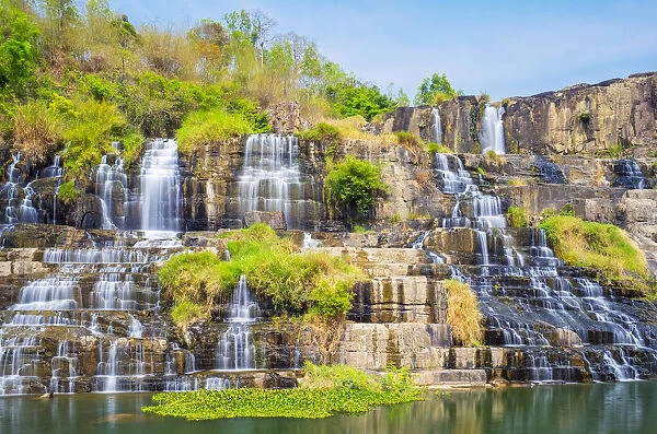 Pongour Falls (Thac Pongour), Duc Trong District, Lam Dong Province, Vietnam