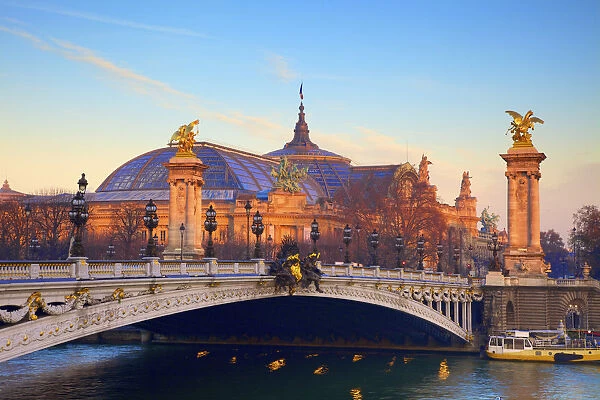 The Pont Alexandre III and Grand Palais, Paris, France, Western Europe