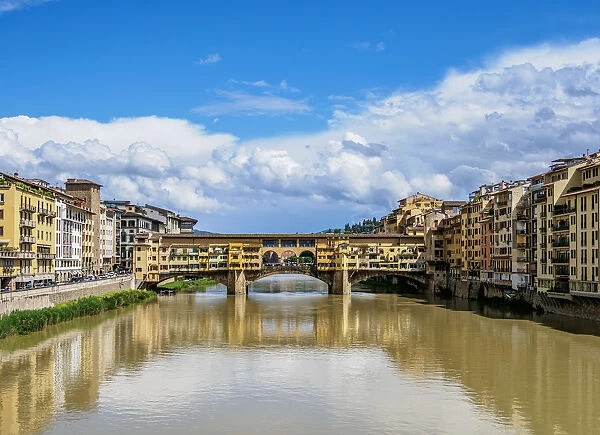Ponte Vecchio and Arno River, Florence, Tuscany, Italy