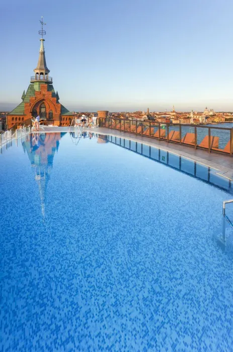 Framed Print : Pool on the Roof of the Hilton Molino Stucky Venice, Giudecca, Venice, Veneto, Italy Framed Print : Pool on the Roof of the Hilton Molino Stucky Venice, Giudecca, Venice, Veneto, Italy