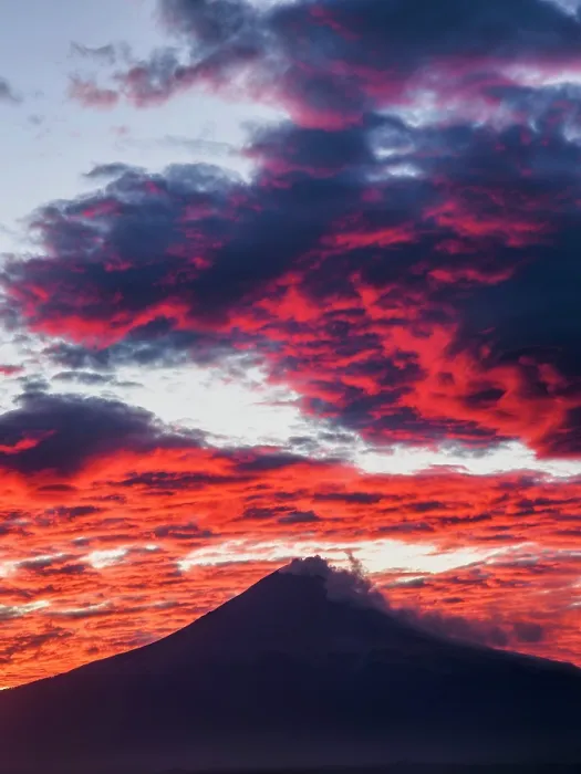Framed Print : Popocatepetl Volcano at sunset, Cholula, Puebla State, Mexico Framed Print : Popocatepetl Volcano at sunset, Cholula, Puebla State, Mexico