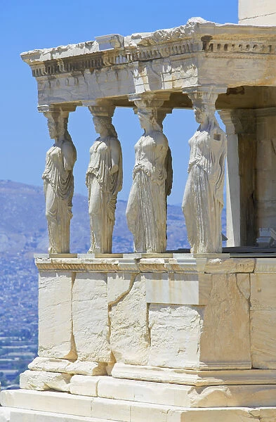 Porch of the Caryatids, Acropolis, Athens, Greece