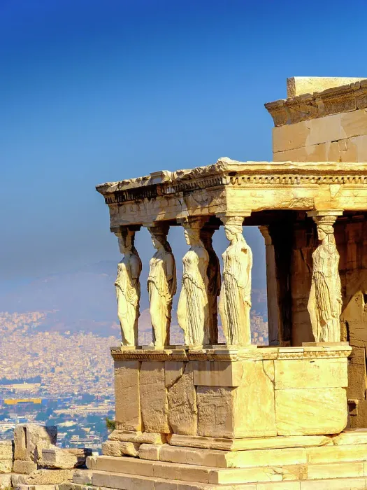 Framed Print : The Porch of the Maidens, Erechtheion, Acropolis, Athens Framed Print : The Porch of the Maidens, Erechtheion, Acropolis, Athens