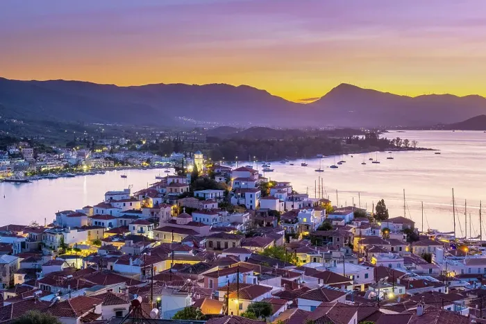Framed Print : Poros Island, Saronic Islands, Greece Framed Print : Poros Island, Saronic Islands, Greece