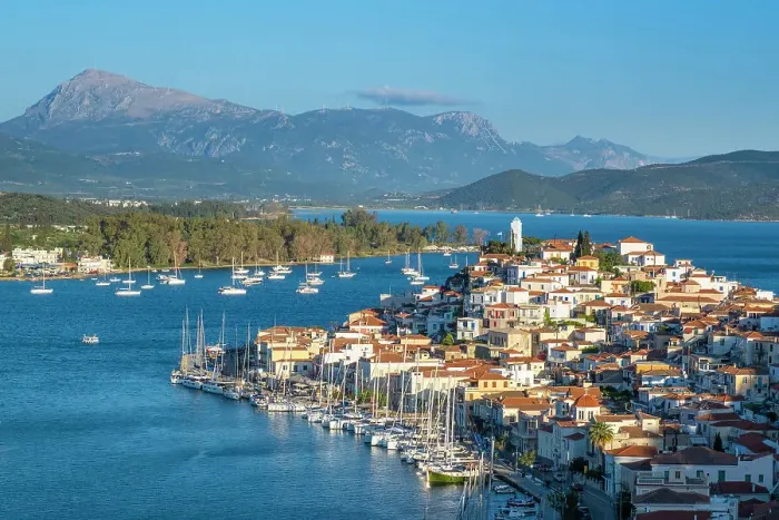 Framed Print : Poros Island, Saronic Islands, Greece Framed Print : Poros Island, Saronic Islands, Greece