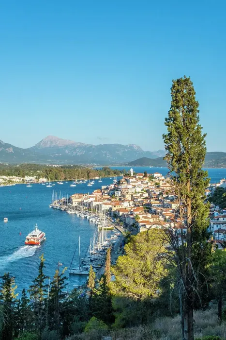 Framed Print : Poros Island, Saronic Islands, Greece Framed Print : Poros Island, Saronic Islands, Greece