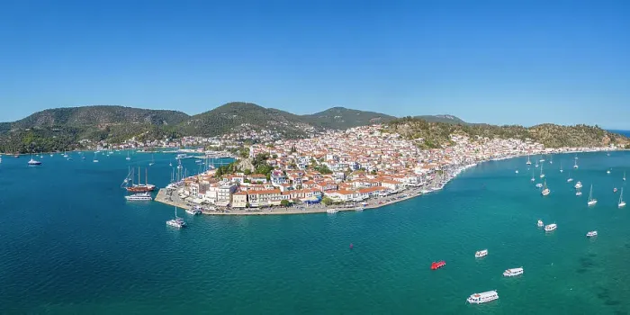 Framed Print : Poros Island, Saronic Islands, Greece Framed Print : Poros Island, Saronic Islands, Greece