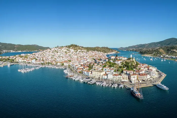 Framed Print : Poros Island, Saronic Islands, Greece Framed Print : Poros Island, Saronic Islands, Greece