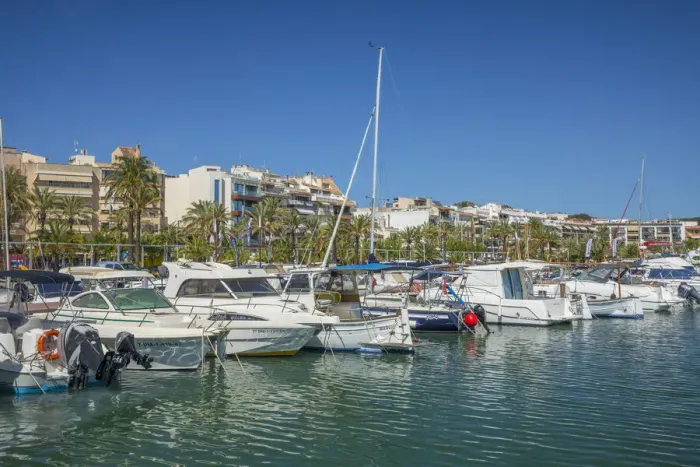 Framed Print : Port d Alcudia, Mallorca, Balearic Islands, Spain