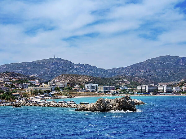 Port in Pigadia, Karpathos Island, Dodecanese, Greece