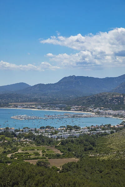 Port de Pollenca, Serra de Tramuntana, Mallorca, Balearic Islands, Spain