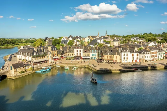Framed Print : The port of Port Saint-Goustan, Auray, Morbihan, Brittany, France Framed Print : The port of Port Saint-Goustan, Auray, Morbihan, Brittany, France