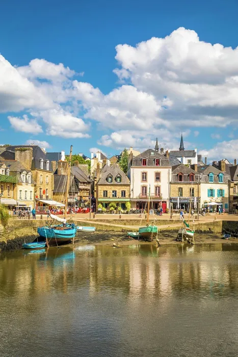 Framed Print : The port of Port Saint-Goustan, Auray, Morbihan, Brittany, France Framed Print : The port of Port Saint-Goustan, Auray, Morbihan, Brittany, France