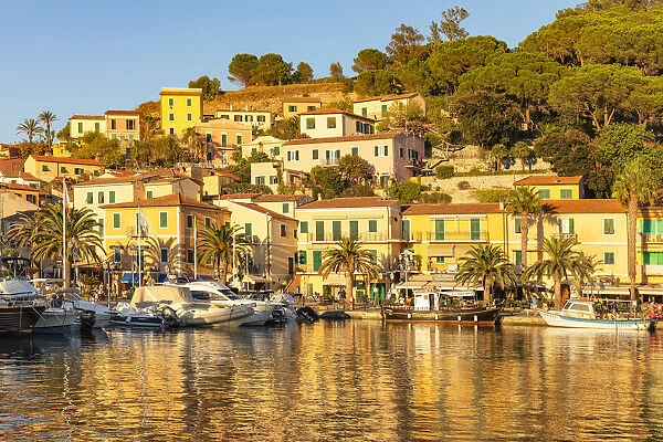 Port of Porto Azzuro, Elba Island, Livorno District, Tuscany, Italy