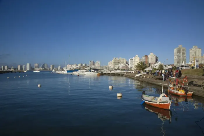 Framed Print : Port and sailing boats, Punta del Este, Uruguay Framed Print : Port and sailing boats, Punta del Este, Uruguay