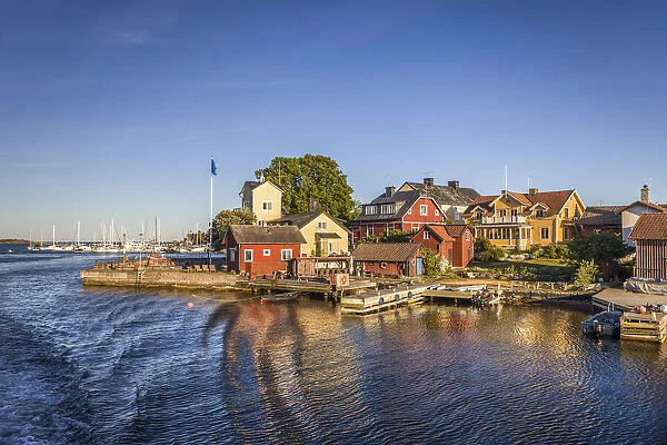 Port of Sandhamn Island, Stockholm County, Sweden