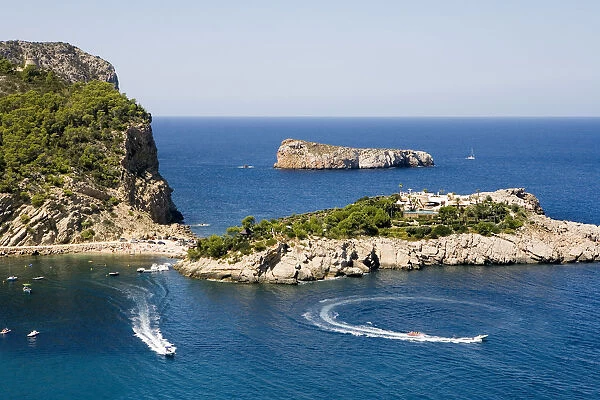 Port Sant Miquel, Ibiza, the Balearic Islands, Spain