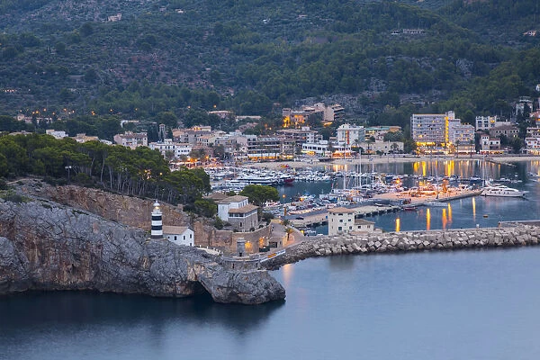 Port de Soller, Serra de Tramuntana, Mallorca (Majorca), Balearic Islands, Spain