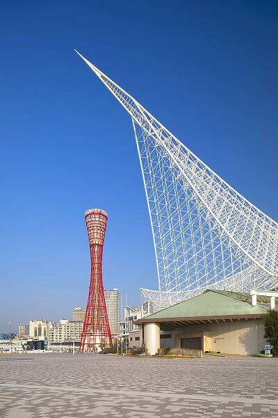 Port Tower and Maritime Museum, Kobe, Kansai, Japan