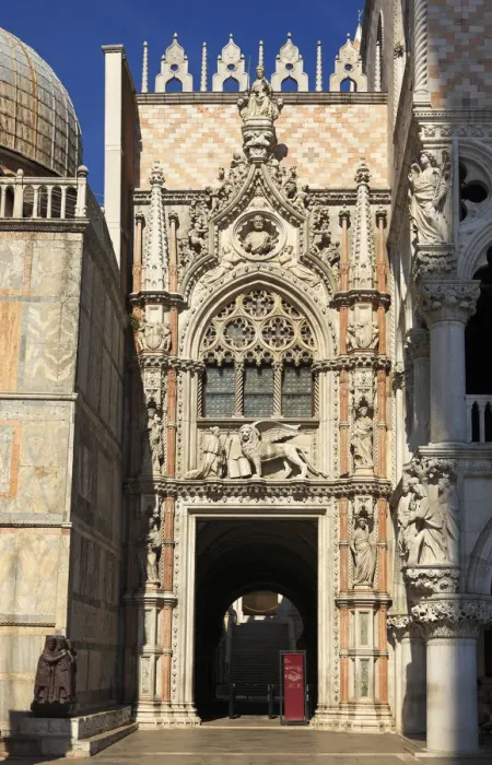 Framed Print : The Porta della Carta of the Doges Palace, Venice, Veneto, Italy Framed Print : The Porta della Carta of the Doges Palace, Venice, Veneto, Italy