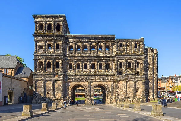 Porta Nigra, UNESCO World Heritage Site, Treves, Mosel, Rhineland-Palatinate, Germany