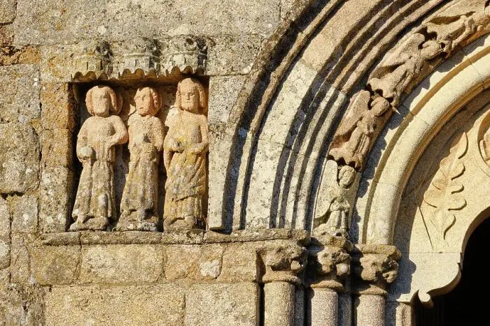 Framed Print : Portal of the Romanic Motherchurch, 12th century. Sernancelhe, Beira Alta. Portugal Framed Print : Portal of the Romanic Motherchurch, 12th century. Sernancelhe, Beira Alta. Portugal