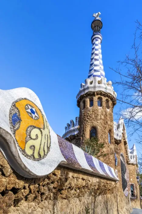 Framed Print : Porters Residence pavilion, Park Guell, Barcelona, Catalonia, Spain Framed Print : Porters Residence pavilion, Park Guell, Barcelona, Catalonia, Spain